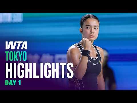 Day 1 in Tokyo featuring Eala, Mertens, and more | WTA Match Highlights