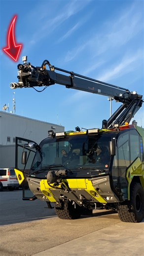 Que tan Poderoso en un Camión de Bomberos de Aeropuerto? #ingenieria #aviación #tecnología