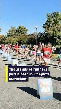 Thousands of runners participate in ‘People’s Marathon'
