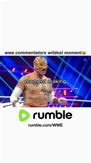 wwe commentators wildest moment😂 #wwemainevent