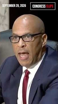 Sen. Booker Slams Cruz and Defends Jack Smith