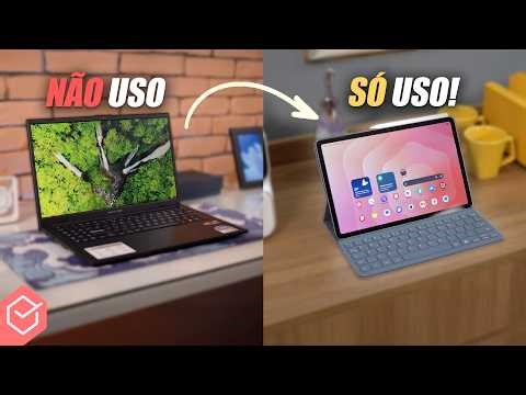 TROQUEI MEU NOTEBOOK por um TABLET!! QUAL DOS DOIS FOI MELHOR? // iPadOS 26 vs. Novo DEX