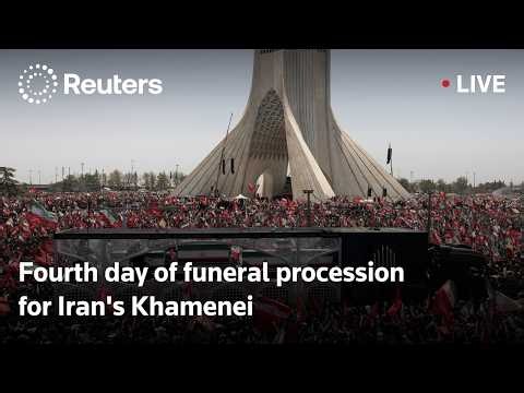 LIVE: Fourth day of funeral procession for Iran's Khamenei