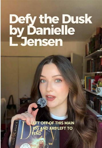 Defy the Dusk by Danielle L. Jensen is going to be your next dystopian fantasy obsession — I’m calling it right now 🙂‍↕️ This book put me in a complete chokehold, and I haven’t stopped thinking about it since finishing it over a week ago. It’s got everything I love about a post-apocalyptic fantasy: a devastating and dark world (check your triggers), VERY complex characters who are true enemies to lovers, extremely high stakes, and a gripping plot. Defy the Dusk is out on November 3! (I will not