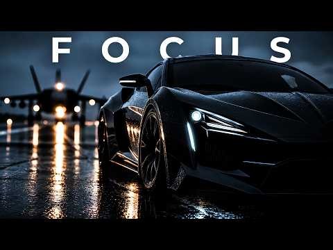 Deep Focus Music – Cutting Through a Jet's Glow for Deep Work, Study & Dark Synthwave Battle Mode