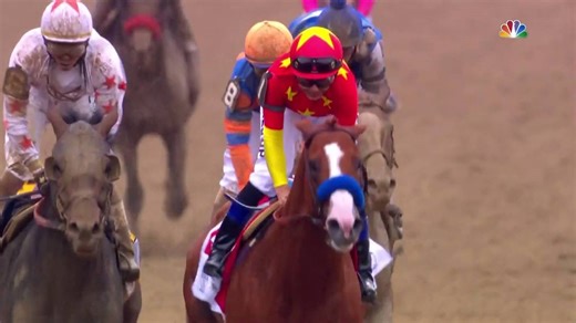 Witness history! Justify becomes the 13th horse to win the Triple Crown! Watch the full Belmont Stakes race replay hereðŸ‘‡ | NBC Sports