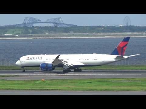 [PURE SOUND] Delta Air Lines Airbus A350-900 (N502DN) Landing at Tokyo Haneda (HND)