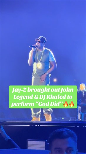 Jay-Z brought out John Legend & DJ Khaled to perform