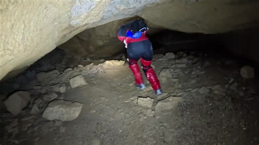 The water kept getting deeper, the ceiling kept dropping, and turning back suddenly felt impossible