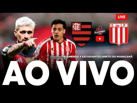 FLAMENGO X ESTUDIANTES AO VIVO | SEMIFINAL LIBERTADORES 2026 | EM BUSCA DO PENTA!