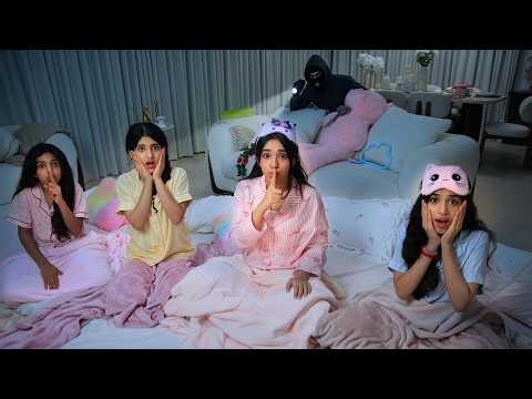 शफा ने स्लीपओवर पार्टी रखी 🎉 और एक चोर चुपके से अंदर घुस गया! 😱 -शफा