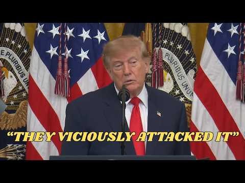 Trump CALLS OUT Reflecting Pool Vandals