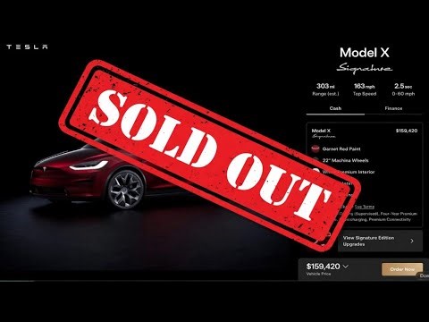Last Chance to Purchase Flagship Tesla Model X is Officially Gone