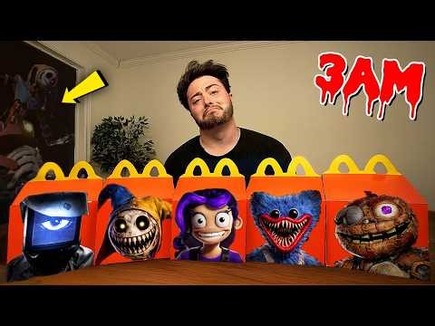 DO NOT ORDER ALL POPPY PLAYTIME 5 HAPPY MEALS AT 3 AM!! (HE TRANSFORMED)