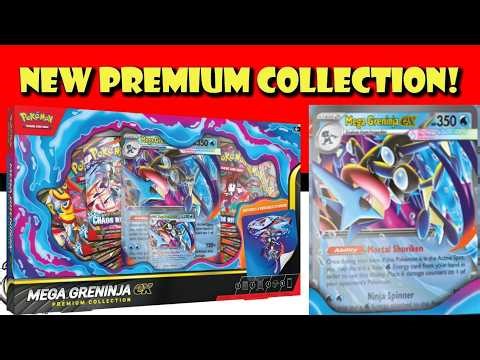 Brand New Premium Collection Revealed! Mega Greninja ex! You Want This! (Pokémon TCG News)