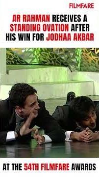 When Birthday Star A R Rahman received a standing ovation on winning the Best Background Score Award