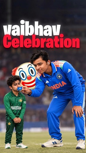 Vaibhav Vs Saim Rivalary 🤡 Ind Vs Pak