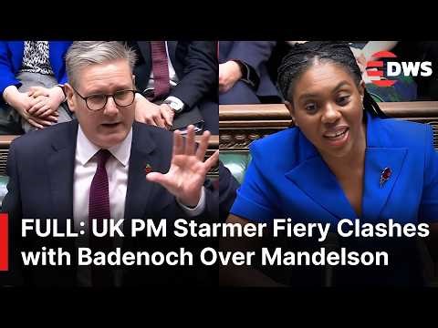 HEATED DEBATE: UK PM Starmer Clashes with Badenoch Over Mandelson Appointment in Parliament | AC1E