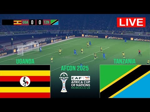 UGANDA vs TANZANIA - Africa Cup of Nations 2025 AFCON | Match today | Simulation PES