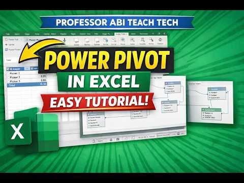 Excel Power Pivot Tutorial for Beginners