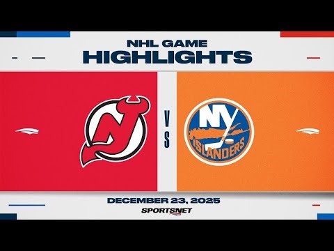 NHL Highlights | Devils vs. Islanders - December 23,2025