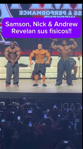 Samson, Nick & AndrewRevelan sus físicos!! Press Conference Mr Olympia 2026 ⭕️ #mrolympia2026