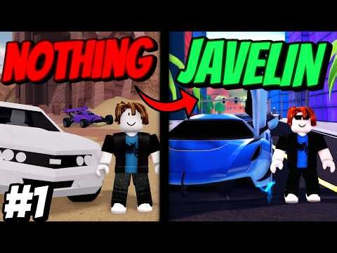 How I've Obtained a JAVELIN on a TOTALLY NEW ACCOUNT in Roblox Jailbreak... Part 1