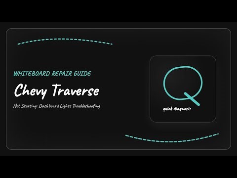 Chevy Traverse Not Starting: Dashboard Lights Troubleshooting