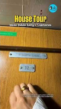 House Tour Inside Indian Navy's Submarine! #shorts #submarine #indiannavy