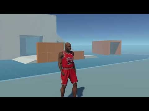 Unity Showcase of the new Michael Jordan Basketball Player 3D Character model!