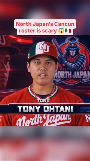 North Japan's Cancun World Series roster is scary 😱🇲🇽 #mlb #baseball #japan #shoheiohtani #dodgers
