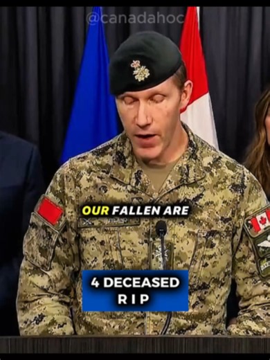 4 Canadian Soldiers Killed in Alberta Training Ground Fire
