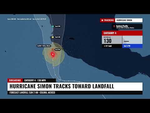 Hurricane Simon Advisory 7 · 9 Oct 2026