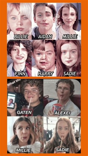 The Biggest Stranger Things Cast Glow Up Ever! ✨ #strangerthings #fyp #eleven