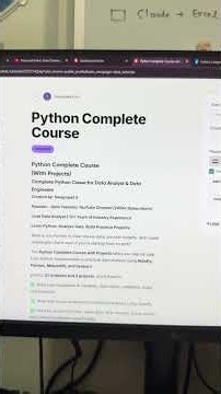 Python for Data Analysis Complete Course | With Projects | Edition 2027 #python
