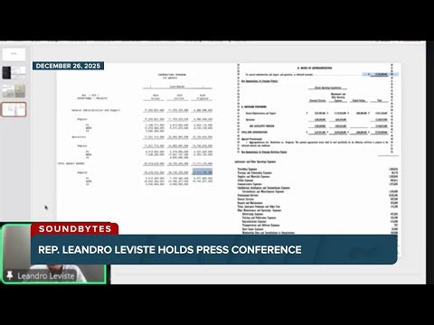 Leviste: What maintenance and operating expenses does House need addt'l P10-B for? | ANC