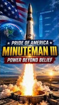 Minuteman III: The Missile Behind America's Nuclear Deterrence 🇺🇸 #shorts #viral