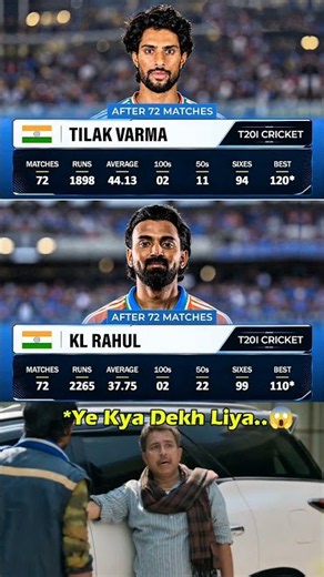 TILAK VERMA VS KL RAHUL.. 😱😱