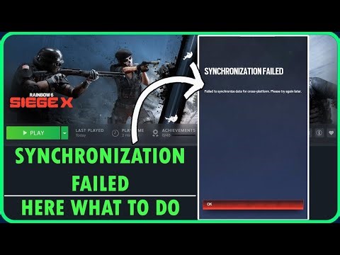 Fix Rainbow Six Siege synchronization failed ⚠️✅
