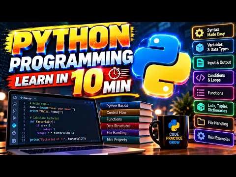 What is Python Programming? Python Explained in 9 Minutes | Python for Beginners