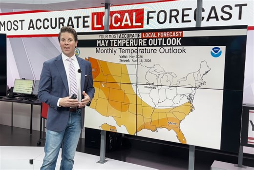 Meteorologist Eric Finkenbinder provides a May outlook