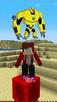 Minecraft, But I CAN’T Touch Ben 10’s Colors! 👽🔥#minecraft #ben10