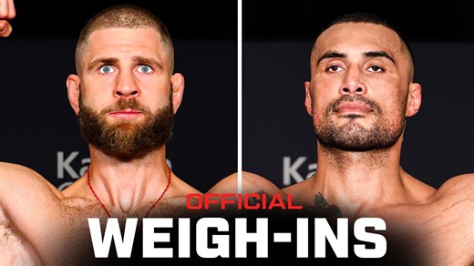 Prochazka vs Ulberg Weigh-Ins | UFC 327