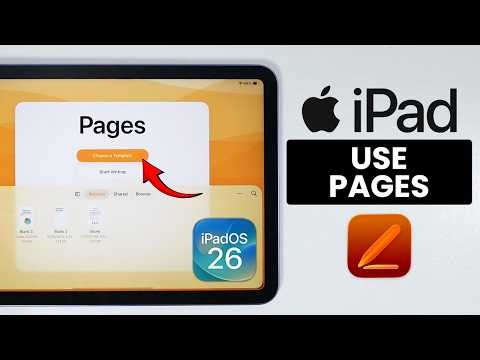 How to Use Pages on iPad for Note Taking (iPadOS 26)