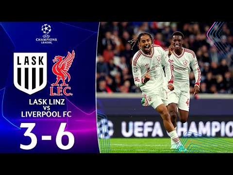 LASK - Liverpool | 3-6 | Highlights | UEFA Champions League 2026/27 | liverpool lask