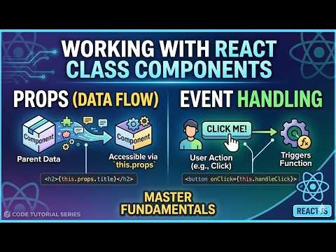Working with React Class Components: Props and Event Handling