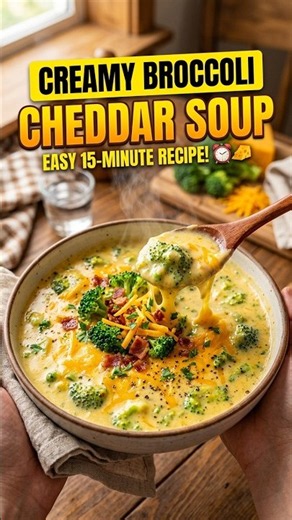 Creamy Broccoli Cheddar Soup