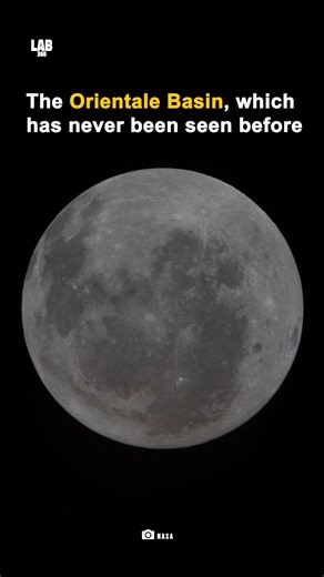 This Part of the Moon Has NEVER Been Seen! The Orientale Basin #shorts #lab360 #nasa #trending