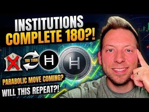 HEDERA HBAR - Complete 180 By Institutions! Parabolic Move Ahead?! Will This Repeat?!