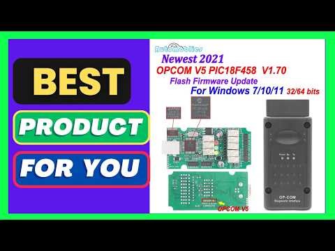 OPCOM V5 V1.70 PIC18F458 FTDI Flash Firmware Update CAN BUS OPToolsReview